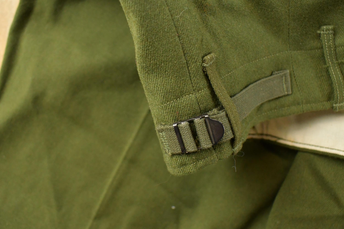 Vintage 1960s Military M-1951 Army Cargo Field Trousers Olive Drab Pants Men's 38 x 30.5