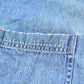 Vintage 1990s Distressed Levis Red Tab Denim Heavyweight Button Up Shirt Men's XL