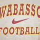 Vintage Y2K Wabasso Football Middle Swoosh Nike Crewneck Sweatshirt Men's XL