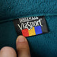 Vintage 1990s Hartwell Viasport Teal Full Zip Fleece Sweater Men's 2XL