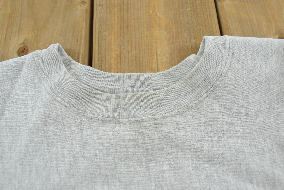 Vintage 1990s Champion Oswego State University Collegiate Reverse Weave Crewneck Sweatshirt Men's M