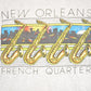 Vintage 1990's New Orleans French Quarter Souvenir Travel T-Shirt Mens M