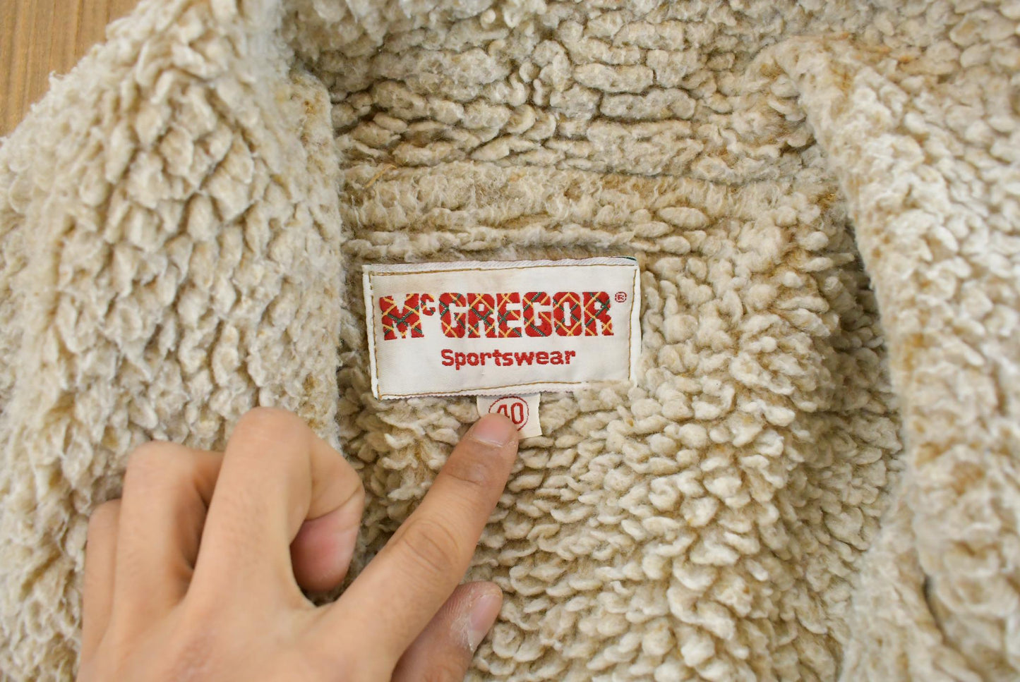 Vintage 1980s McGregor Sherpa Lined Ranch Coat Men's Medium