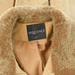Vintage 1990s Sequence Faux Shearling Coat Women's Medium
