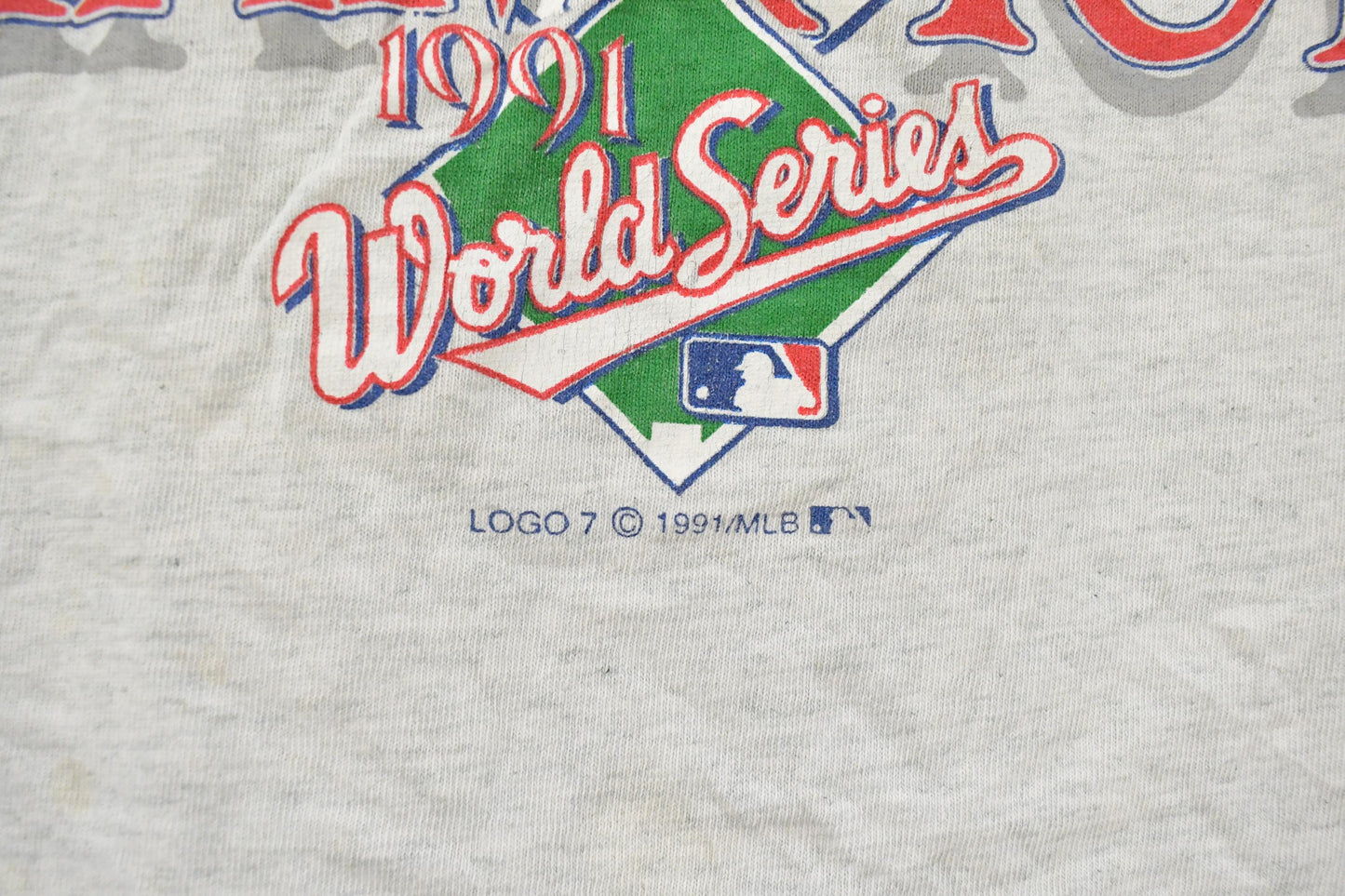 Vintage 1991 Minnesota Twins Power MLB Baseball T-Shirt Men's XL / Made in USA / Single Stitch / 90s Sportswear