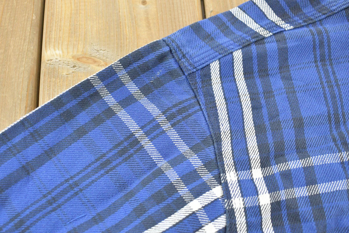 Vintage 2000s Carhartt Plaid Button Up Flannel Shirt Men's L