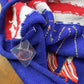 Vintage Quaker Factory American Flag Knit Short Sleeve Sweater Women's 2X