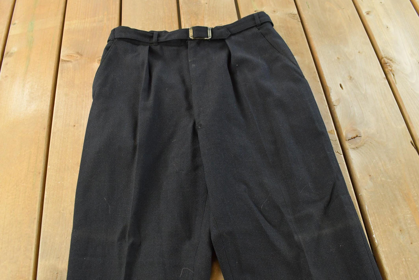 Vintage 1950s Pleated Trousers Men's 28 x 27