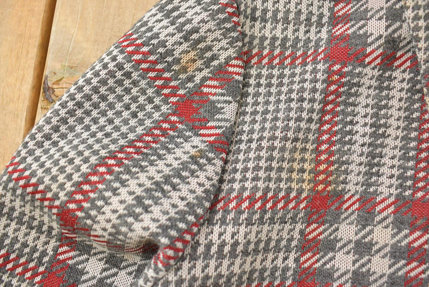 Vintage 1960s Cos Cob Houndstooth Sport Coat Jacket Women's S