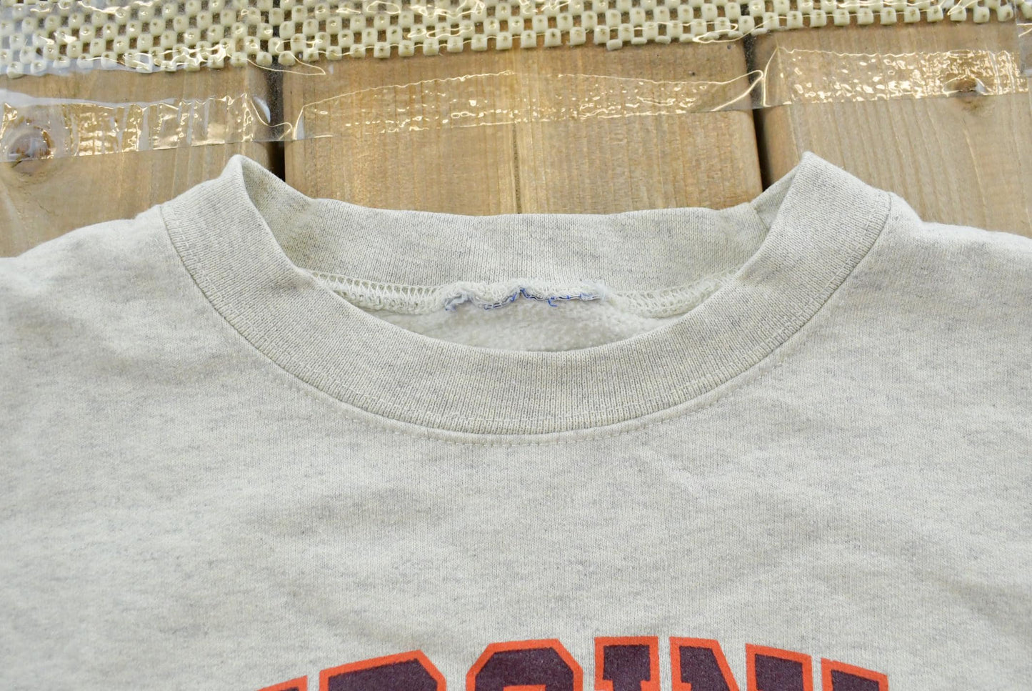 Vintage 1990s Virginia Tech Champion Crewneck Sweatshirt Men's S