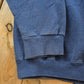 Vintage 1990s Tultex Blank Blue Turtleneck Sweatshirt Men's XL