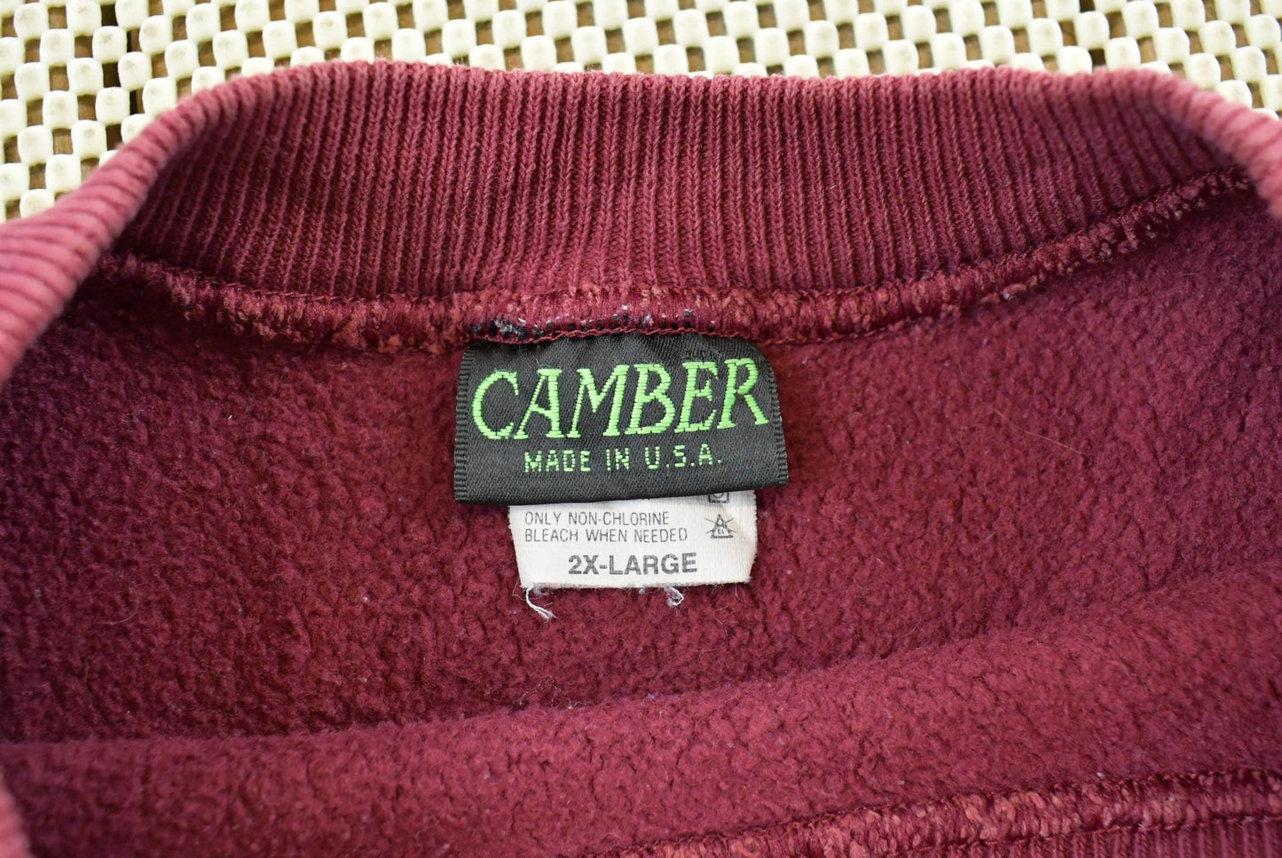 Vintage 1980s Camber Episcopal Athletics Reverse Weave Style Crewneck Sweatshirt Men's 2XL