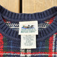 Vintage 1990s Northern Reflections Plaid Knit Crewneck Sweater Men's XL
