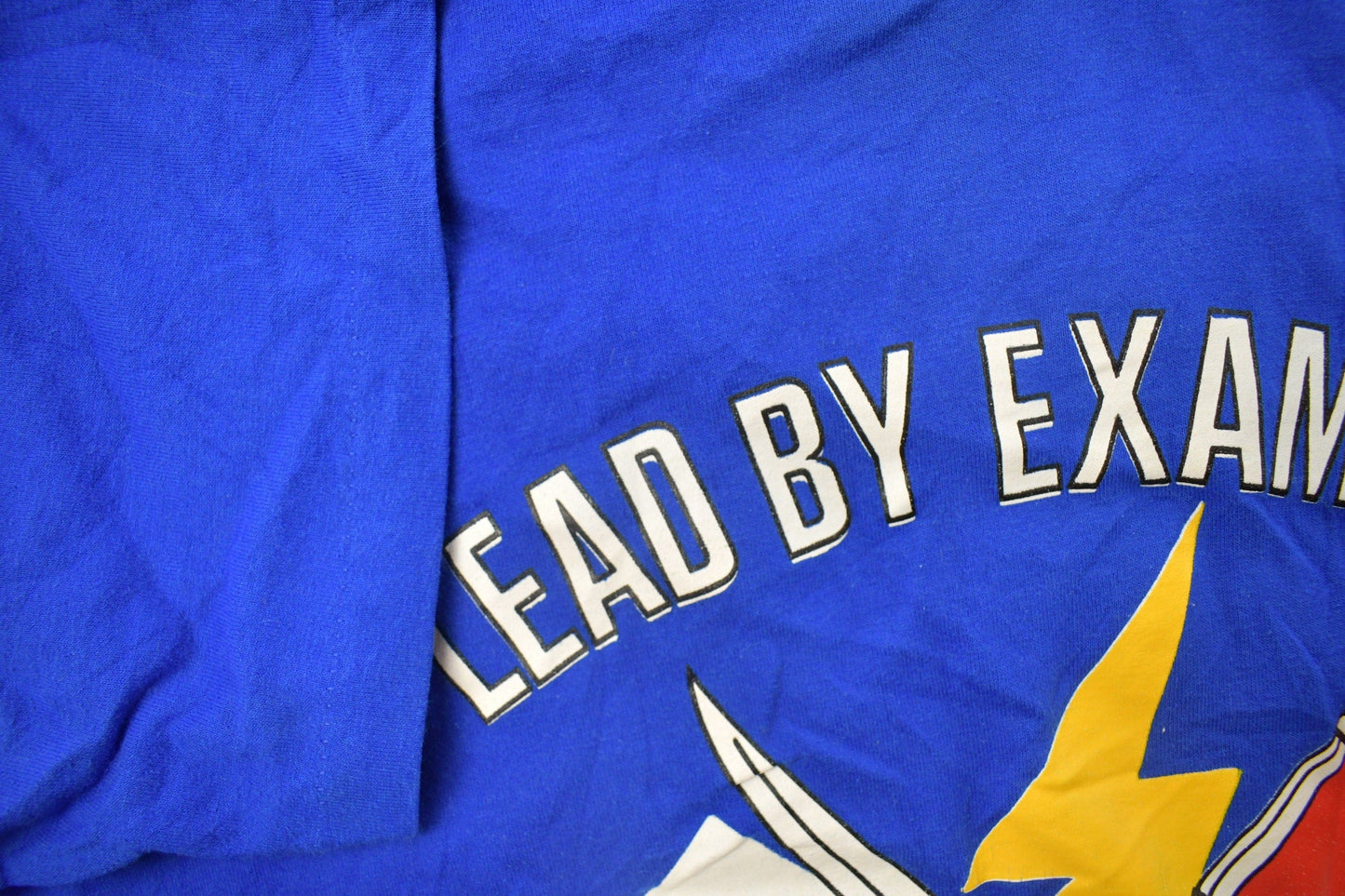 Vintage 1990s Lead By Example Graphic T Shirt Men's Large