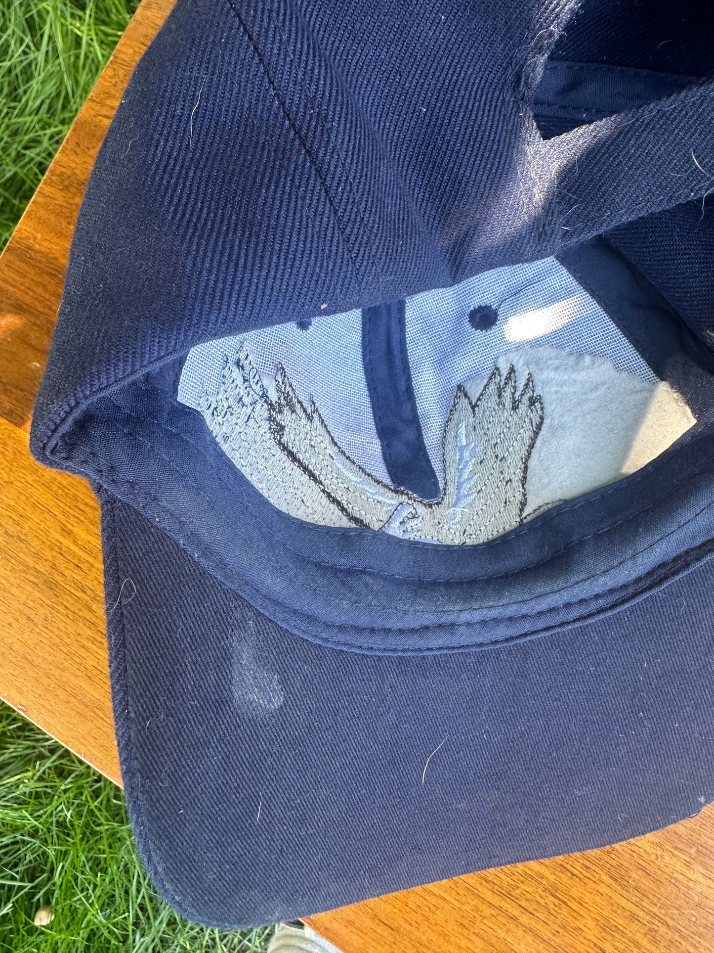 Eagle Hat Adult Blue Strap Back from propervintagecanada