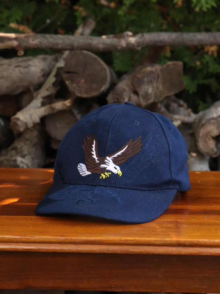 Eagle Hat Adult Blue Strap Back from propervintagecanada
