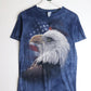 Eagle USA T Shirt Mens Small Blue