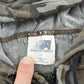 Vintage 1990s Ace Sportswear Realtree Trebark Camo Full Zip Graphic Fleece Lined Hoodie Sweatshirt Men's M