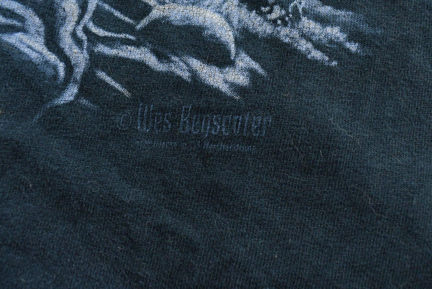 Vintage Y2K Wes Benscoter Skull Cave T-Shirt Mens S