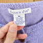 Vintage 1990s Eagle's Eye Snowflake Knit Cardigan Sweater Women's M