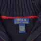 Vintage 2000s Polo Ralph Lauren Striped Quarter Zip Knit Sweater Youth M