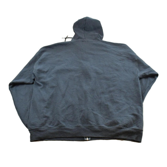 Vintage 2000s Hanes Black Blank Zip Up Hoodie Sweatshirt Men's L
