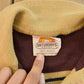 Vintage 1970s Saturdays Knit Striped Long Sleeve Polo Shirt Men's Small
