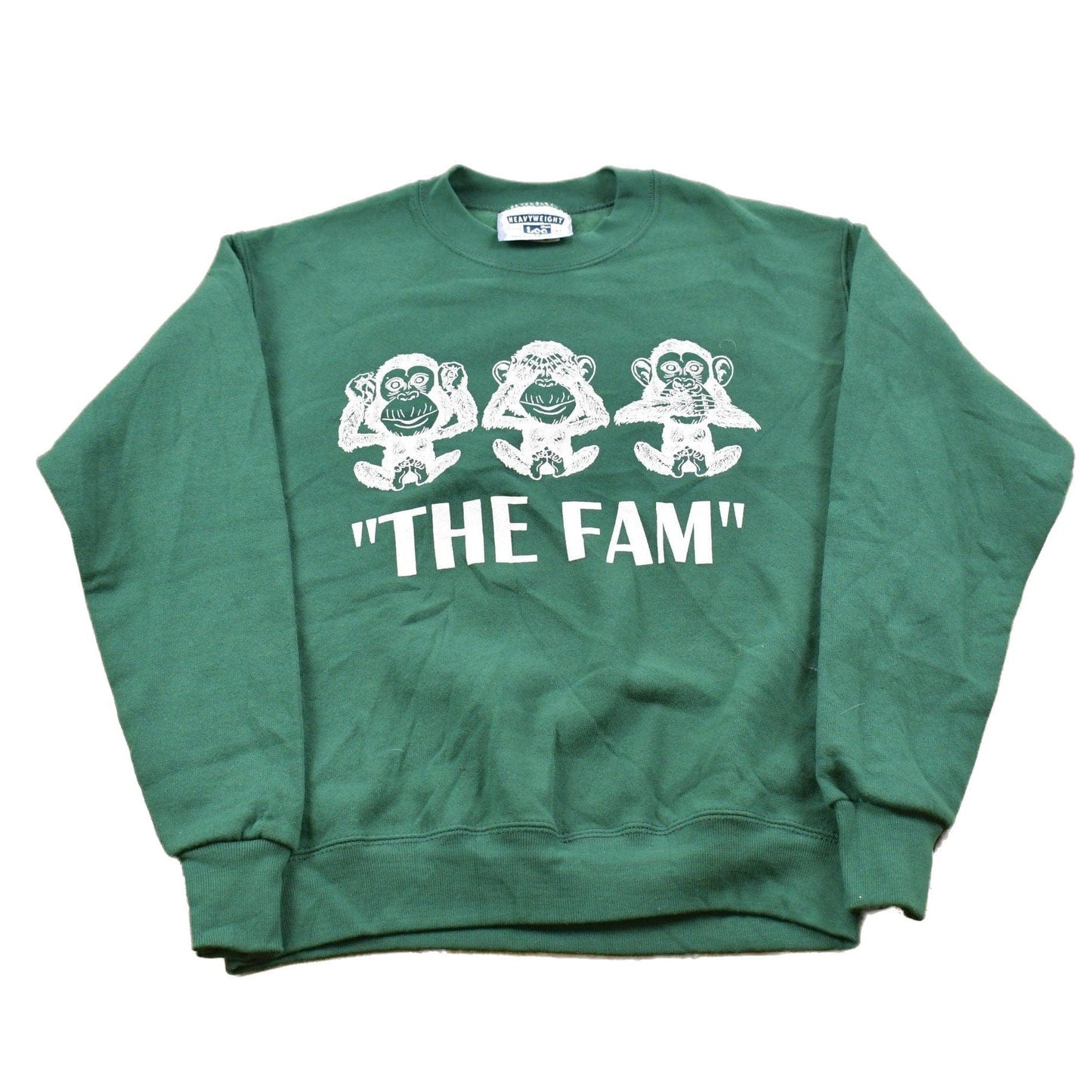 Vintage 1990s Lee "The Fam" Crewneck Sweatshirt Men's Medium