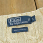 Vintage 1990s Polo Ralph Lauren Cable Knit Pima Cotton Crewneck Sweater Men's L