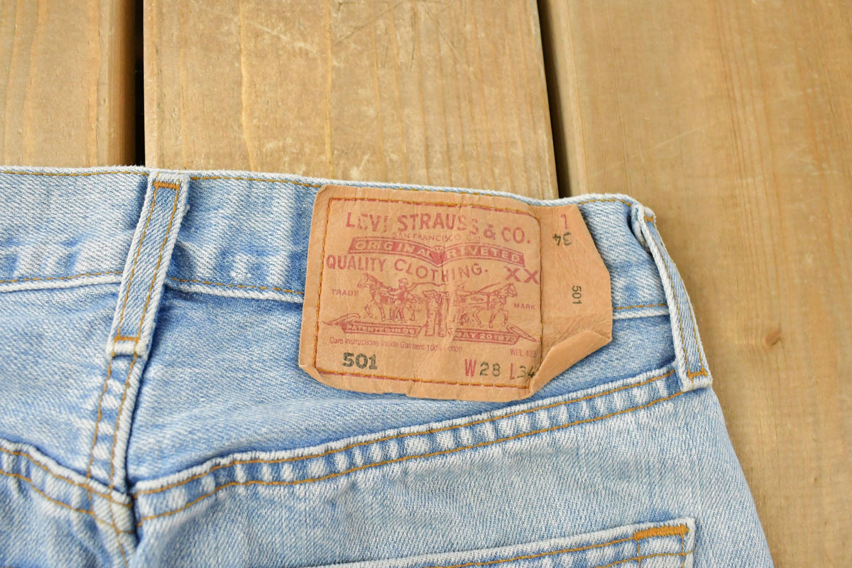 Vintage 1990s Levi's 501 Original Fit Denim Jeans Men's 26 x 33