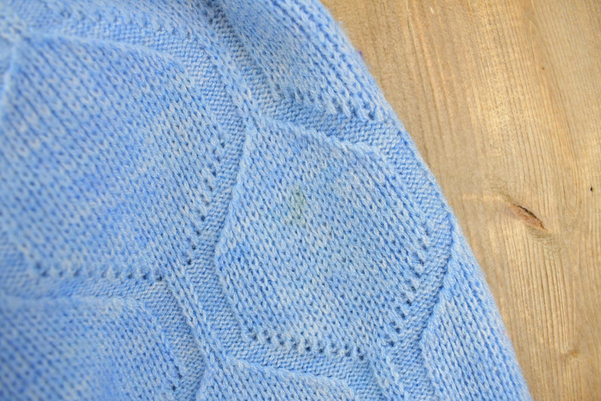 Vintage 1990s Geometric Knit Cardigan Sweater Men's M
