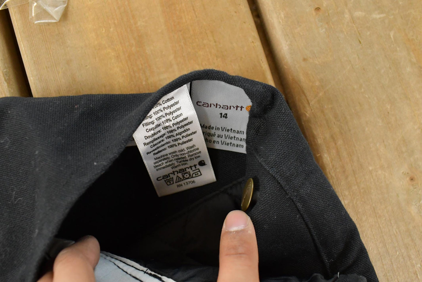 Vintage 2000s Carhartt Insulated Double Knee Canvas Bib Overalls Women's 32 x 26