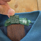 Vintage 1990s Knights Of Round Table Striped Embroidered Long Sleeve Polo Shirt Men's L