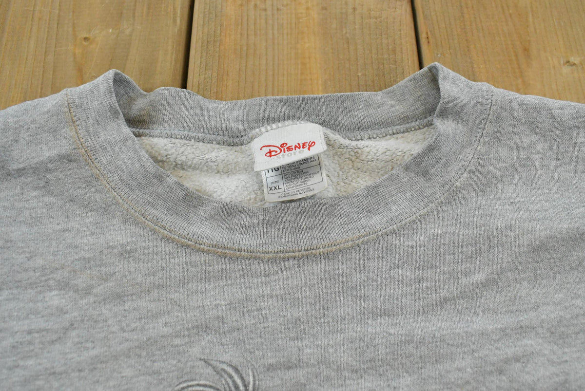 Vintage 1990s Eeyore Winnie The Pooh Walt Disney Crewneck Sweatshirt Men's 2XL