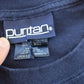 Vintage 1990s Puritan Blank Blue Long Sleeve T-Shirt Mens XL