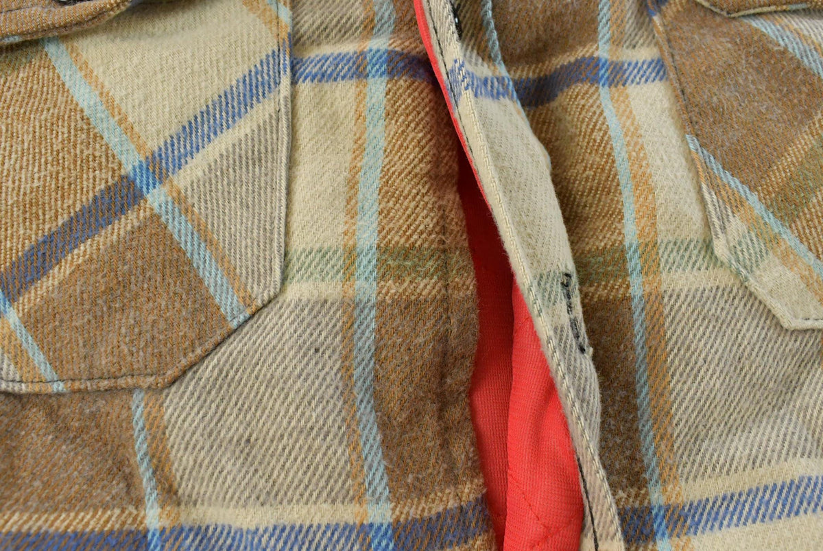Vintage 1980s Frostproof Heavyweight Insulated Button Up Shirt