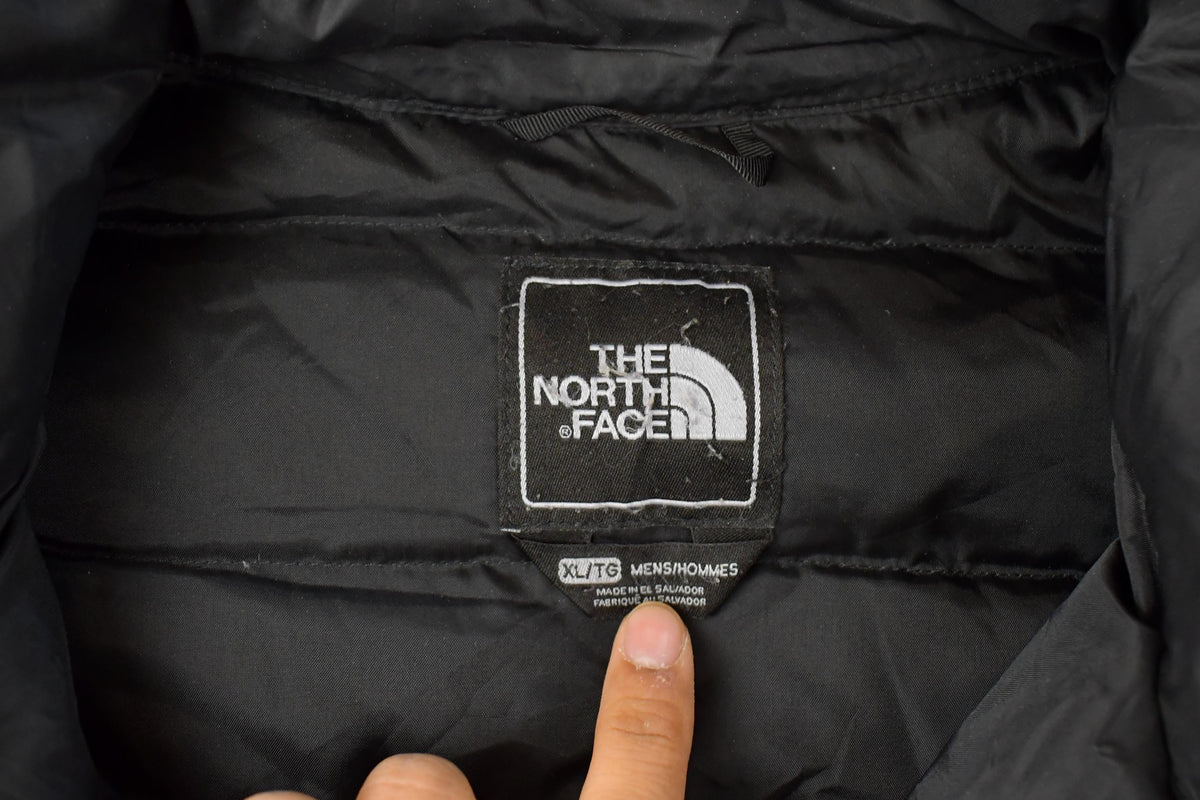 Vintage 1990s The North Face 550 Down Denali Puffer Fleece Sweater Jacket Men's XL