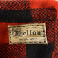 Vintage 1950s Melton Outer-Wear Full Zip Buffalo Plaid Wool Hunting Shacket Mens M