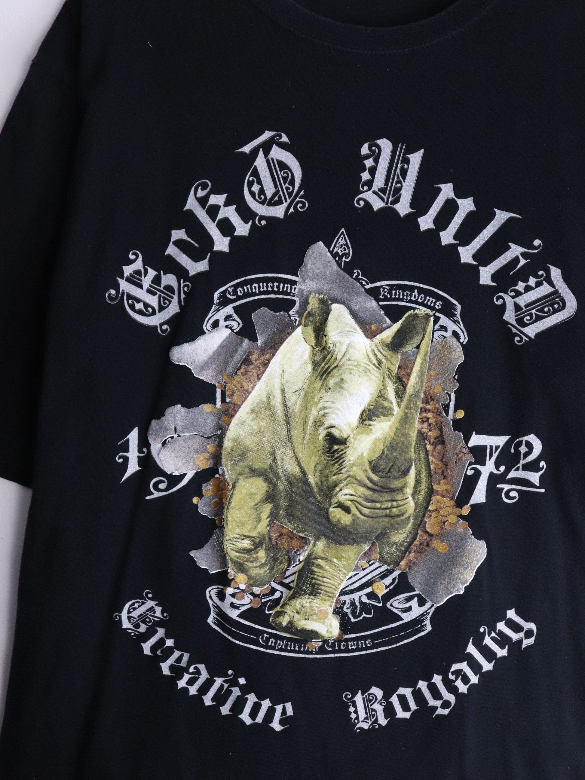 Ecko Unltd T Shirt Mens 2XL Black Y2K from propervintagecanada