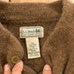 Vintage 1990s L.L. Bean Wool Knit Henley Sweater Women's S