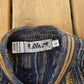 Vintage 1990s Lavane 3D Cable Knit Crewneck Sweater Men's L