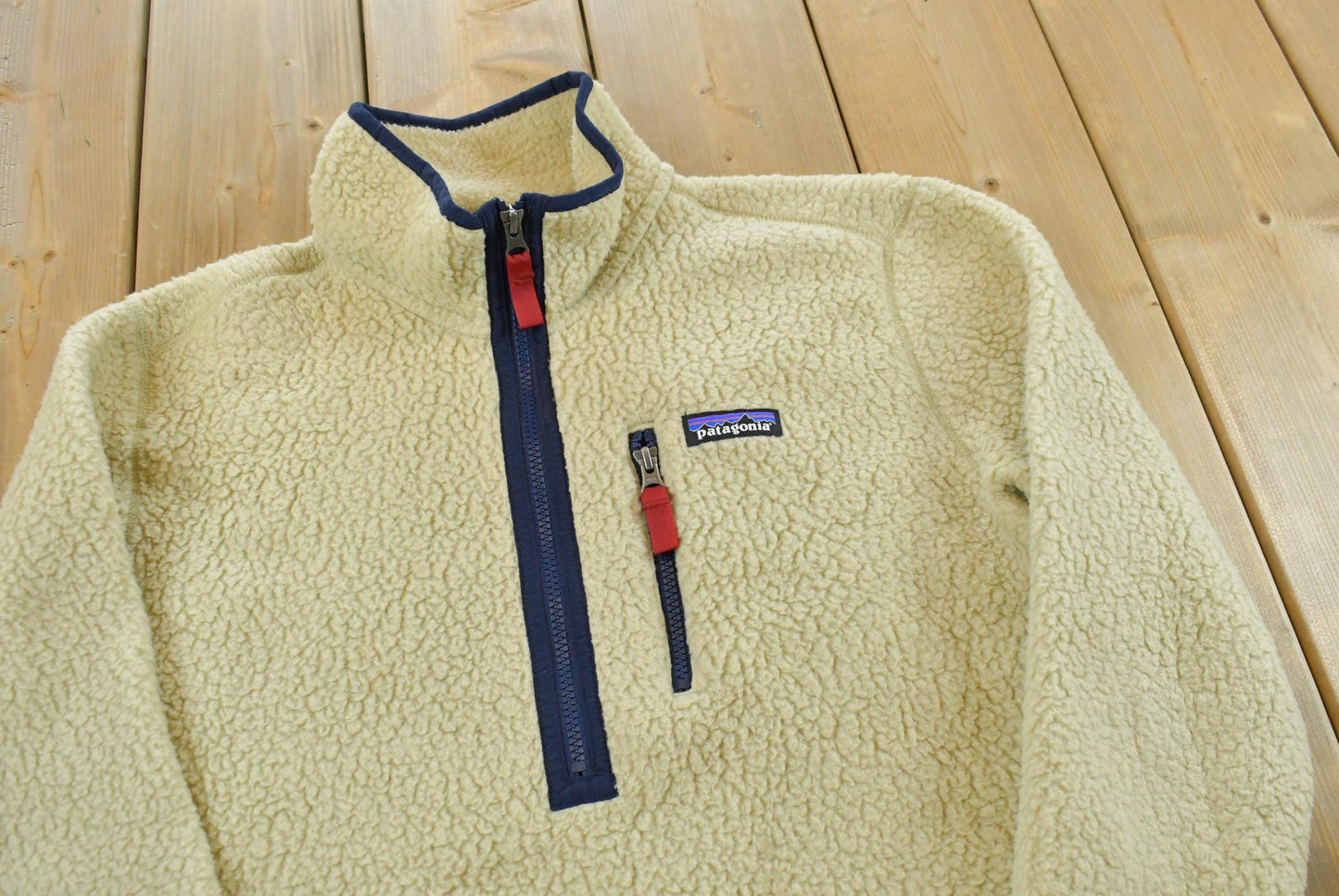 Vintage 2000s Patagonia Deep Pile Fleece Quarter Zip Up Sweater Men's S / Patagonia Fleece / Streetwear / 00s Outdoorsman / Y2K Hiking