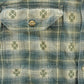 Vintage 1990s Levi's Aztec Embroidered Flannel Button Up Shirt Men's L