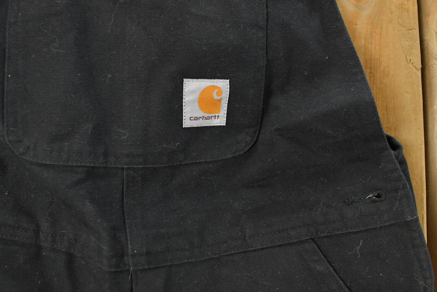 Vintage 2000s Carhartt Insulated Double Knee Canvas Bib Overalls Women's 32 x 26