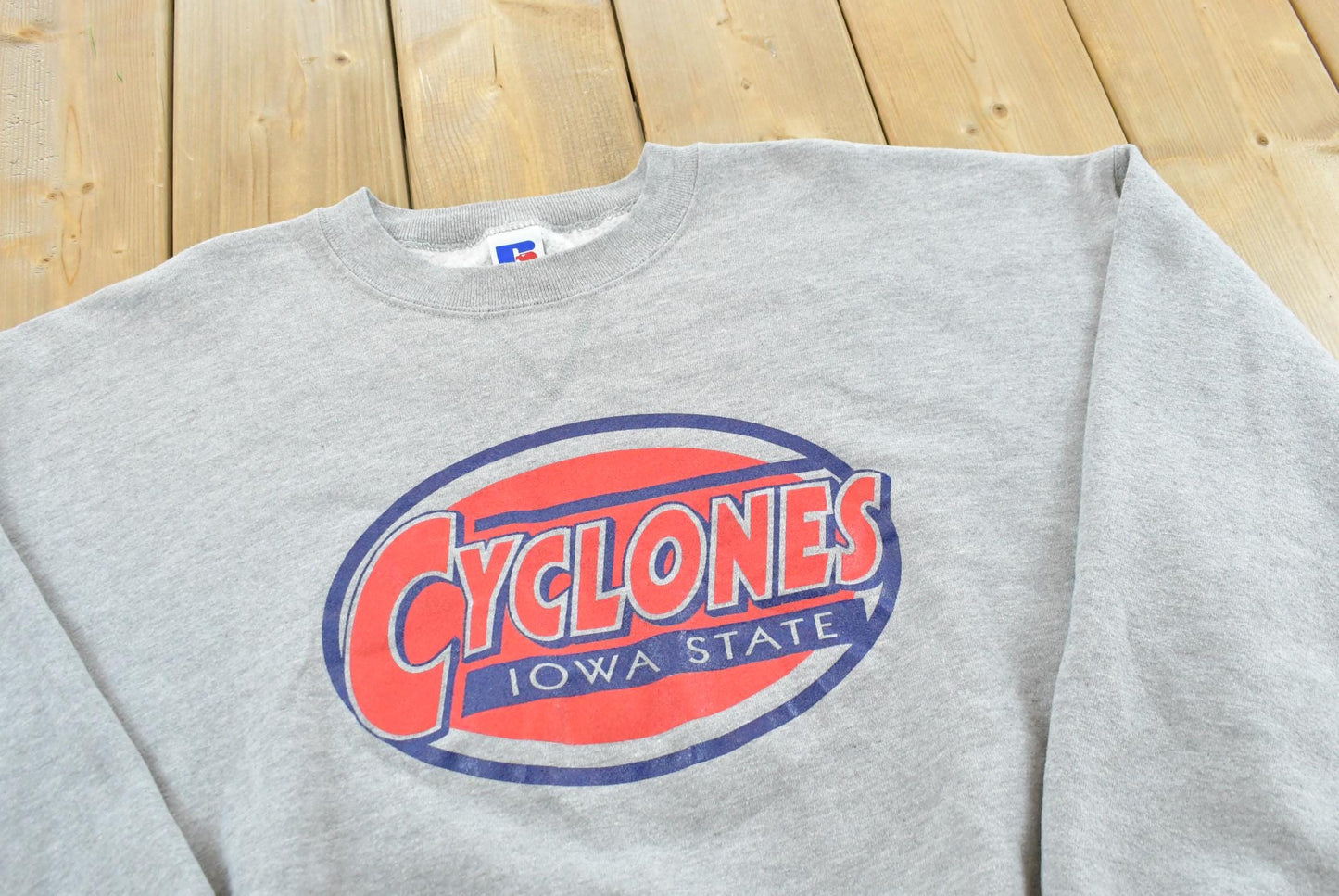 Vintage 1990s Russell Athletic Iowa State Crewneck Sweatshirt Men's 2XL