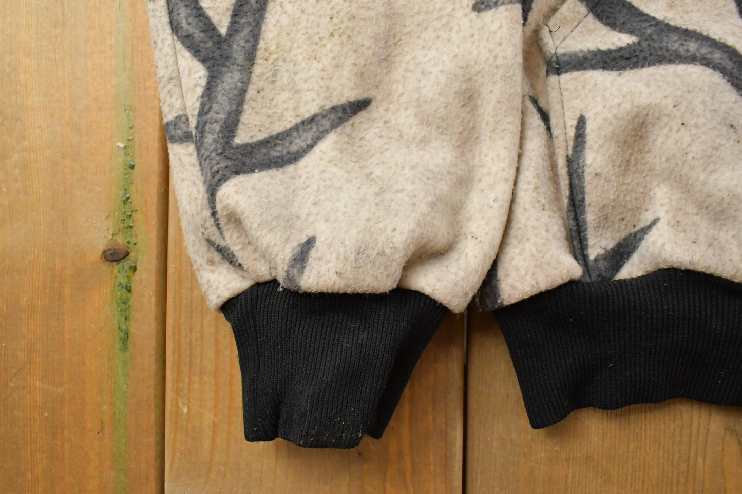 Vintage 1990s Real Tree Camo Fleece Sweater Men's Large