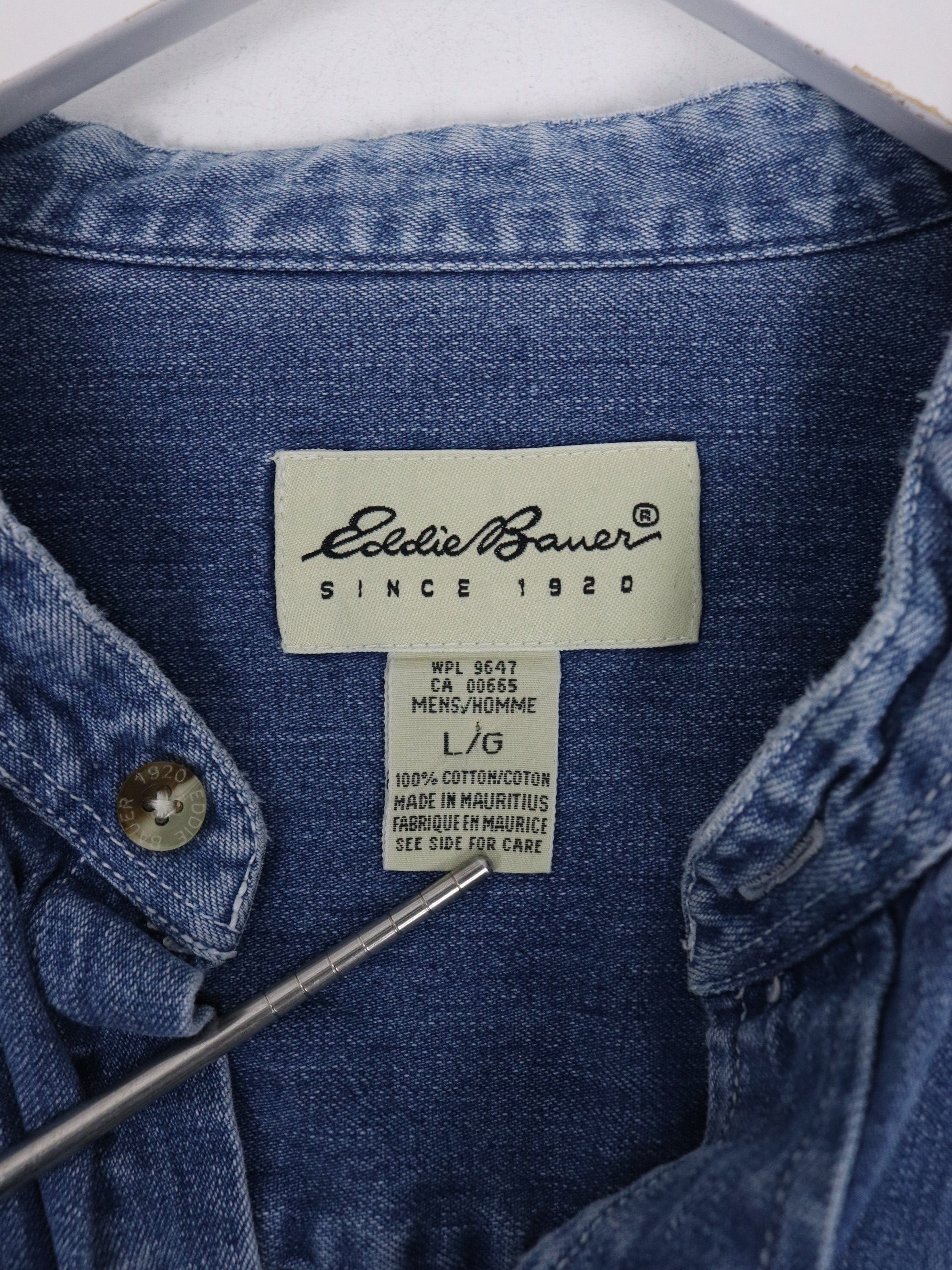 Eddie bauer hot sale denim shirt