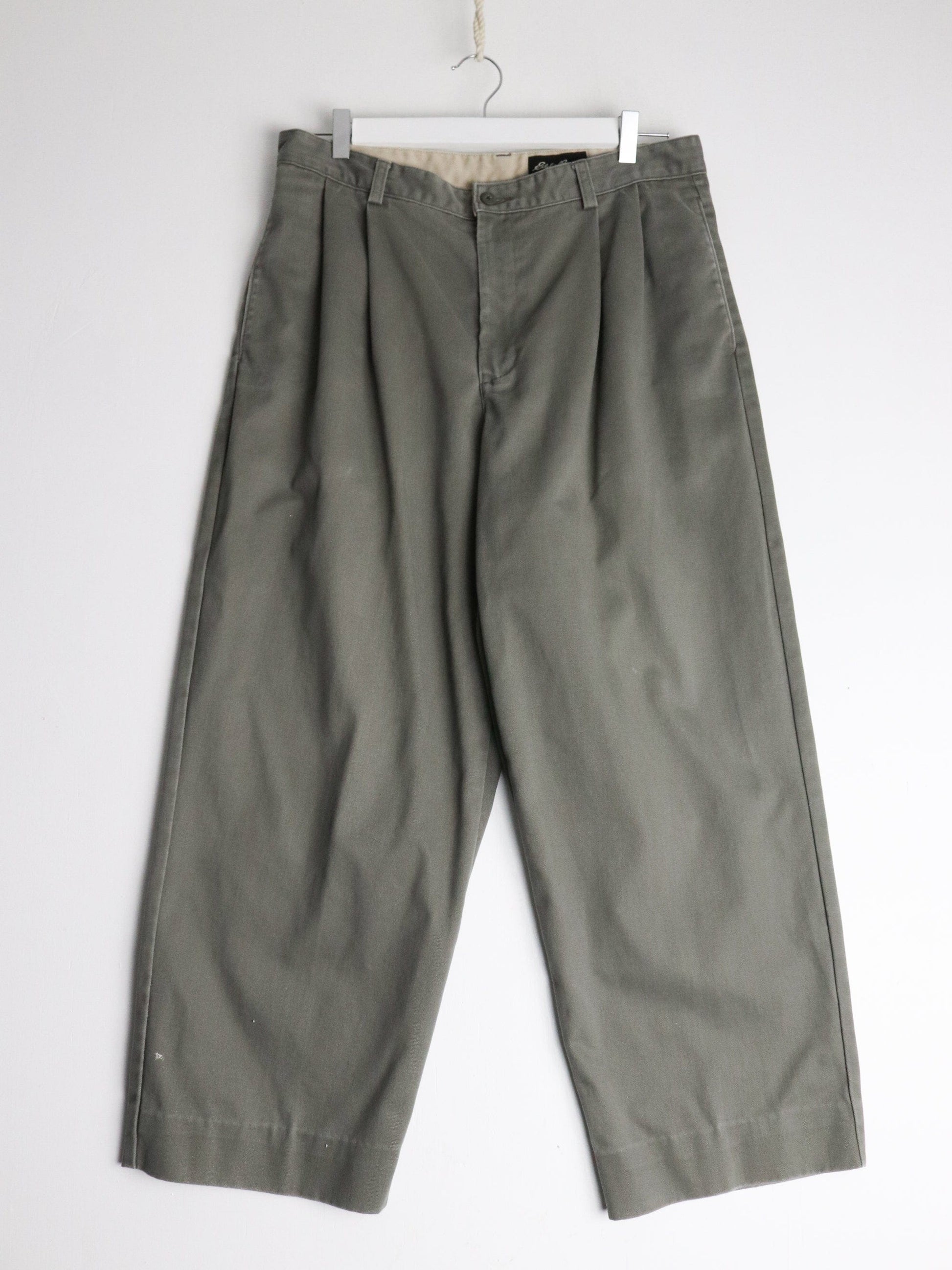 Eddie Bauer Pants Vintage Eddie Bauer Pants Fits Mens 34 x 36 Green Chino