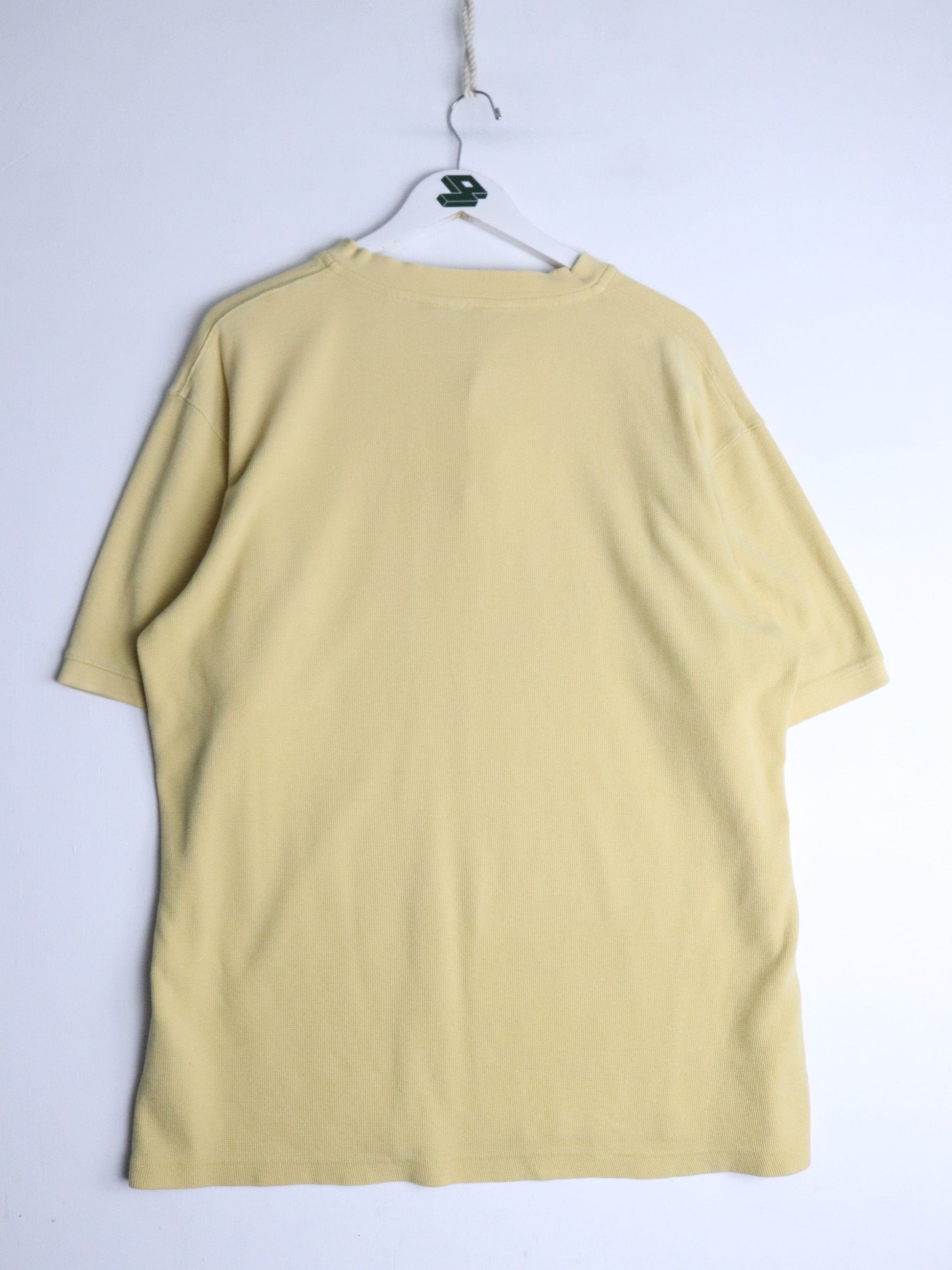 Eddie Bauer T-Shirts & Tank Tops Vintage Eddie Bauer Shirt Mens Tall Large Yellow Henley