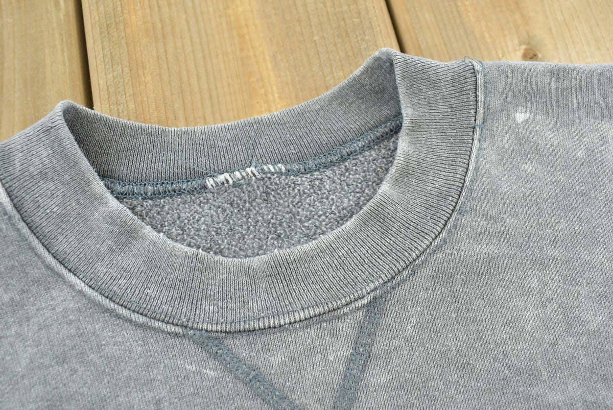 Vintage 1990s Lone Wolf Crewneck Sweatshirt Men's L